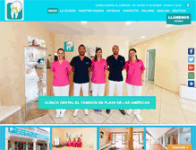 Tablet Screenshot of clinicadentalelcamison.com